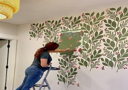 Stencil Art Painting