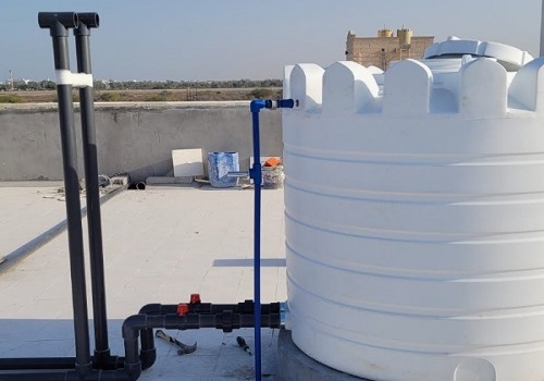 Overhead Water Tank Installation