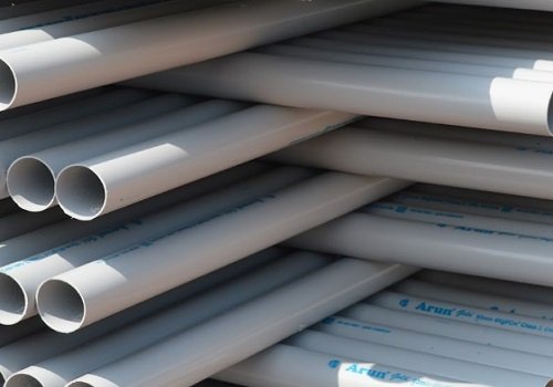 Underground 4 inch PVC Pipe Block Cleaning
